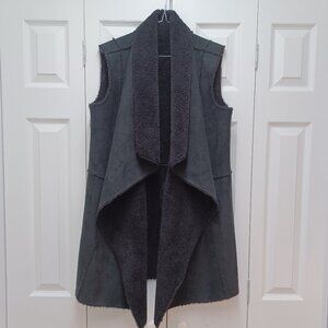 Sherpa Faux Suede Vest